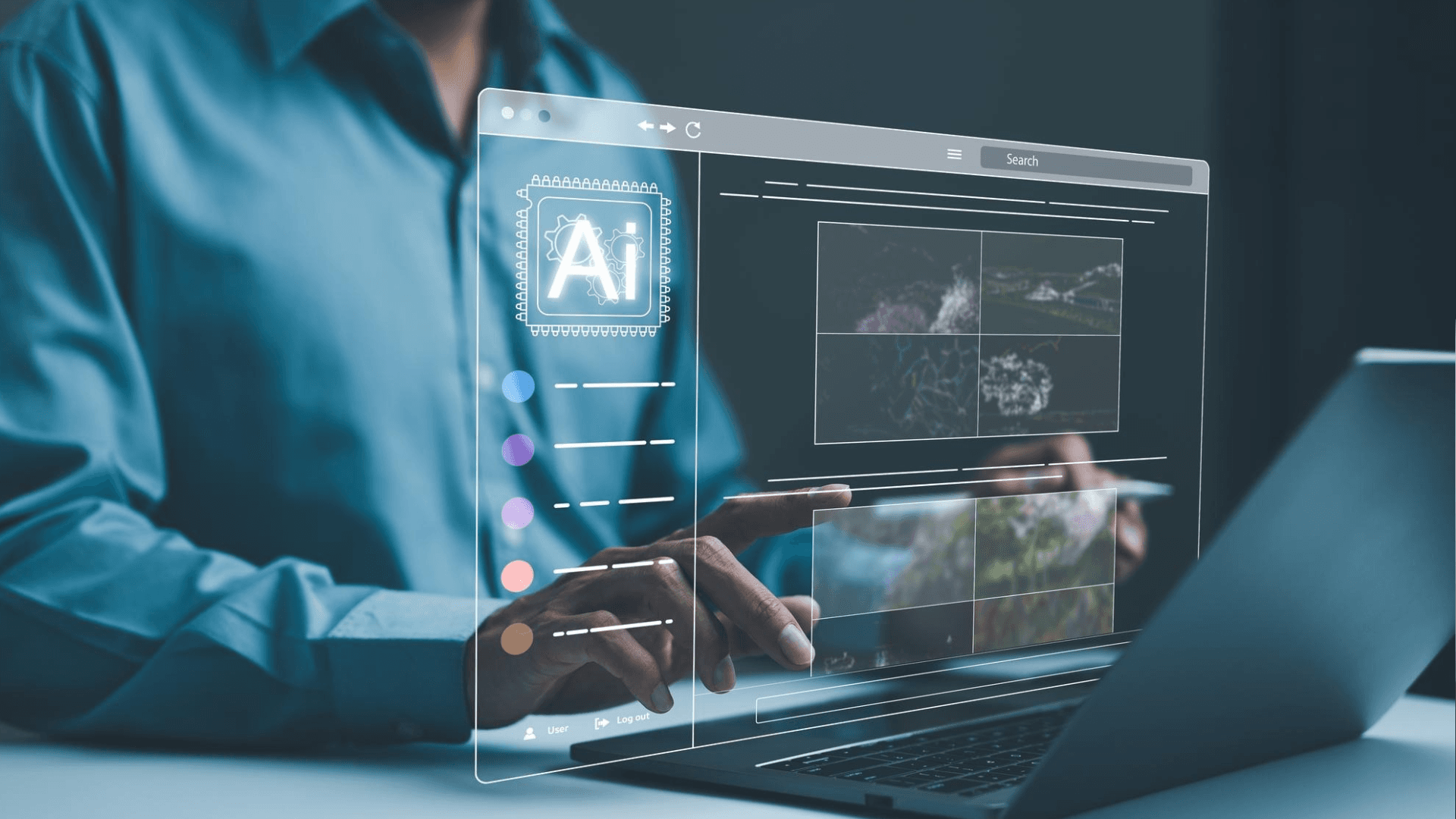 Team reviewing generative AI outcomes